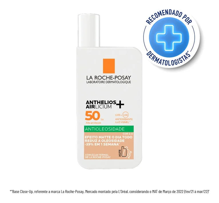 ANTHELIOS AIRLICIUM PROTETOR SOLAR ANTIOLIOSIDADE COR 2.0 FPS50 40g - Image 2